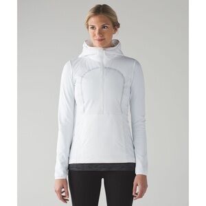 Lululemon Run For Cold Pullover White